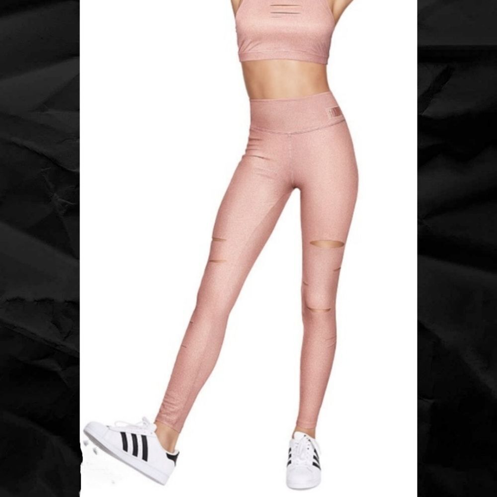 Victoria's Secret Pink Ultimate Foil Slash Leggings - NWOT